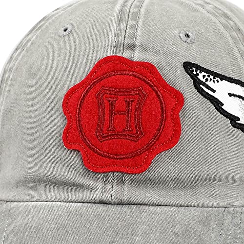 Hogwarts Wax Stamp Snapback Hat in Gray