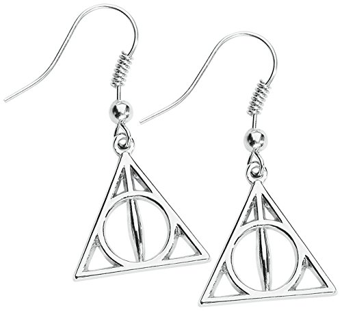 Harry Potter Deathly Hallows Earrings - Official Jewelry