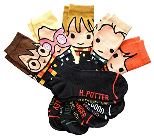 Harry Potter Chibi Character Crew Socks 5 Pack
