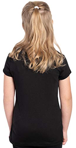 Harry Potter Hogwarts Girls Black T-Shirt 4-16