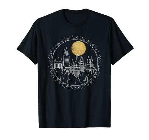 Hogwarts Full Moon Harry Potter Line Art Tee