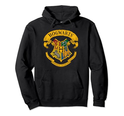 Harry Potter Hogwarts Crest V-Neck Hoodie