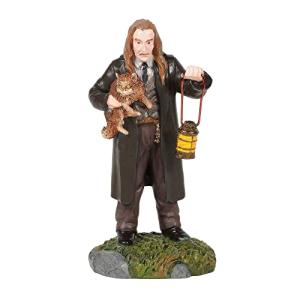 Harry Potter Village Filch and Mrs. Norris Figurine
