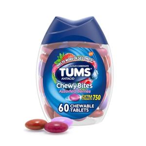 Tums Chewy Bites Heartburn Relief Antacid Tablets