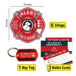 Emergency Pet Alert Window Stickers - 6 Pack