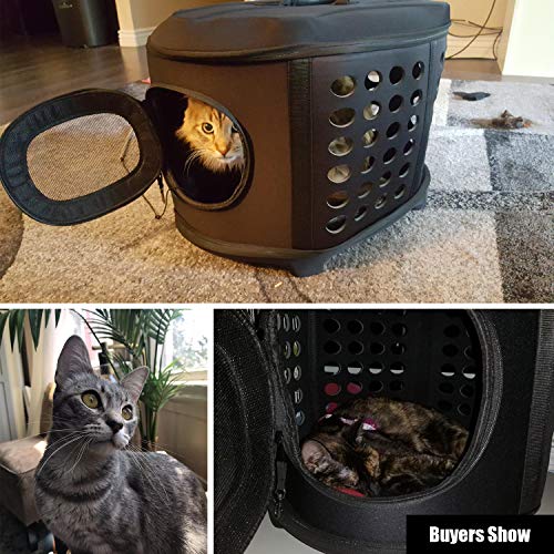 Large 23-Inch Hard Cover Pet Carrier for Cats