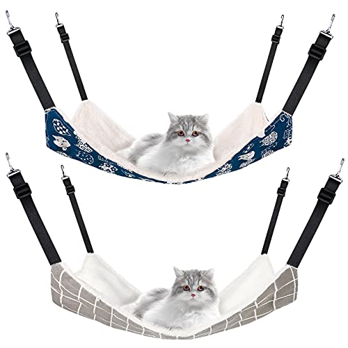 Bengal Cat Hammock with Adjustable Straps - 2 Pack