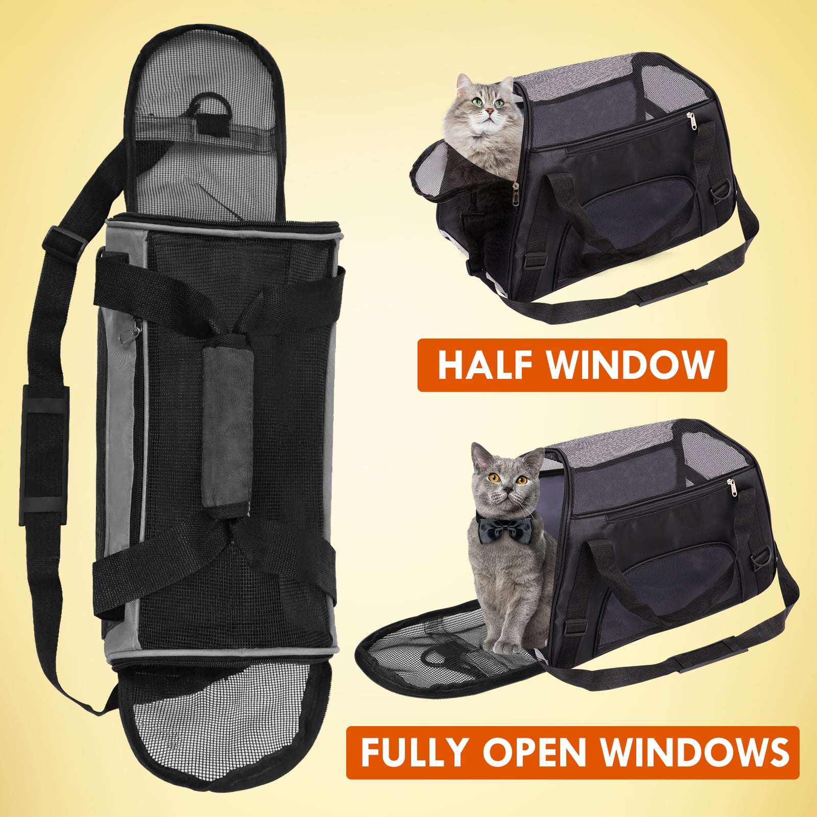 Airline Approved Soft-Sided Cat Carrier Bag