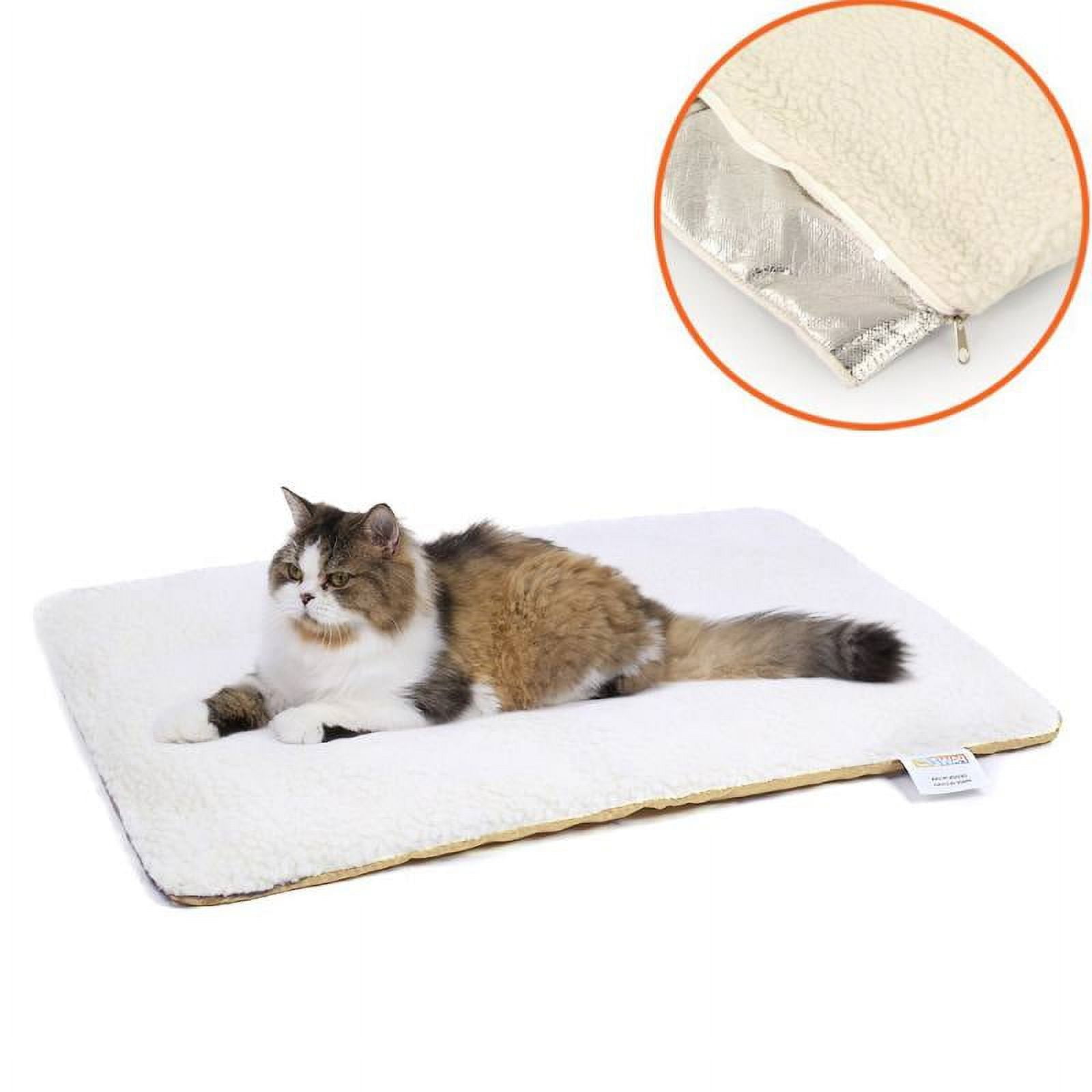 Self-Heating Thermal Cat Bed Mat for Winter