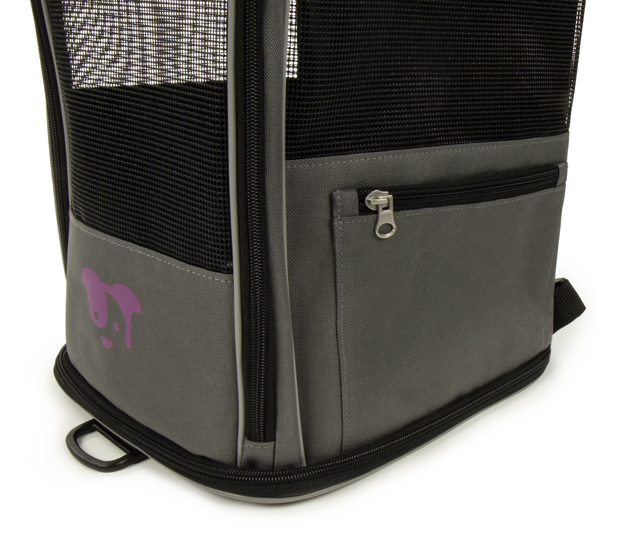 2-in-1 Bengal Cat Travel Backpack Carrier, Gray