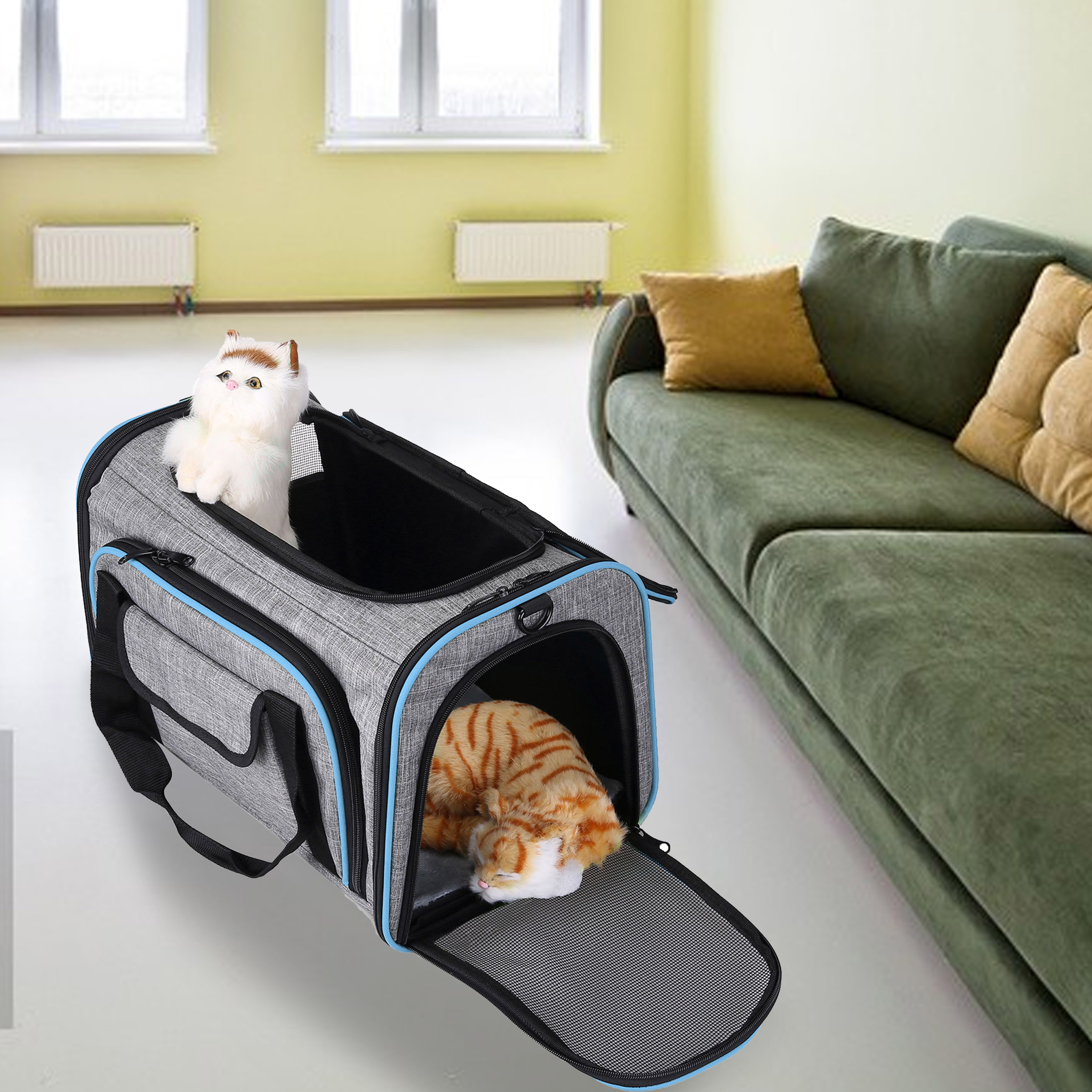 Airline-Approved Large Soft Cat Travel Carrier