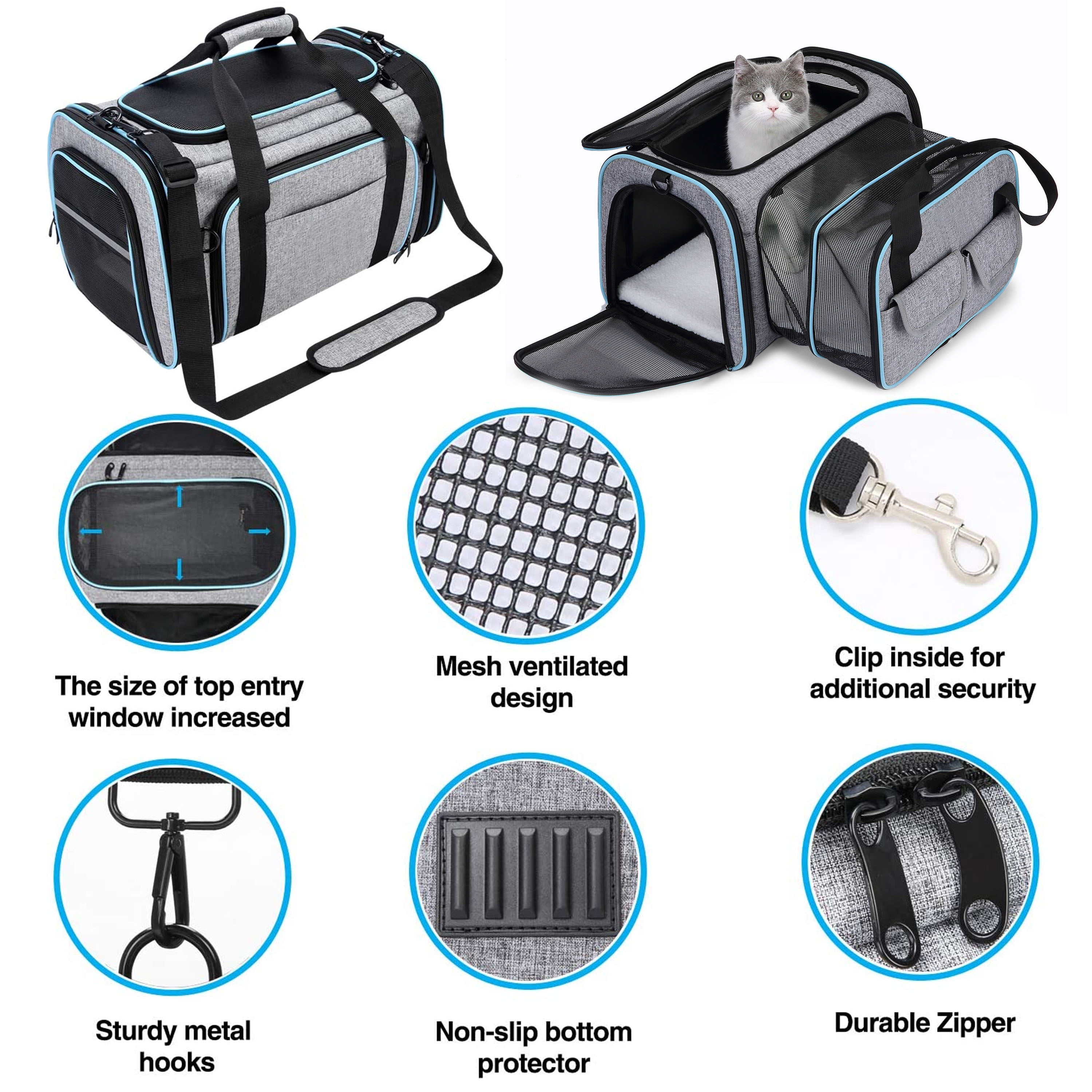 Airline-Approved Large Soft Cat Travel Carrier