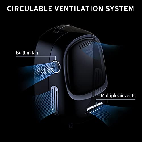 Ventilated Pet Backpack Carrier with Fan & Light