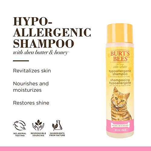 Burt's Bees Hypoallergenic Cat Shampoo with Natural Ingredients