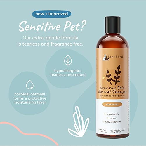 Kin+Kind Oatmeal Shampoo for Cats and Dogs
