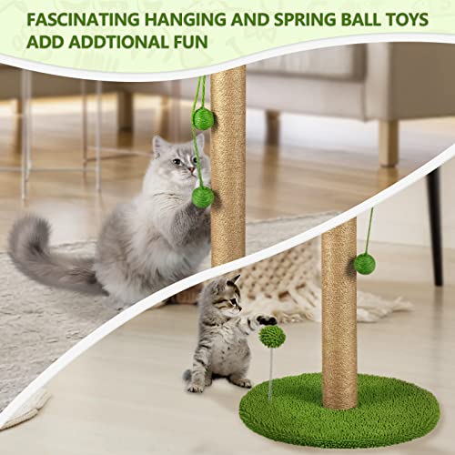 Dohump 78.7 cm Cat Scratching Post with Toys