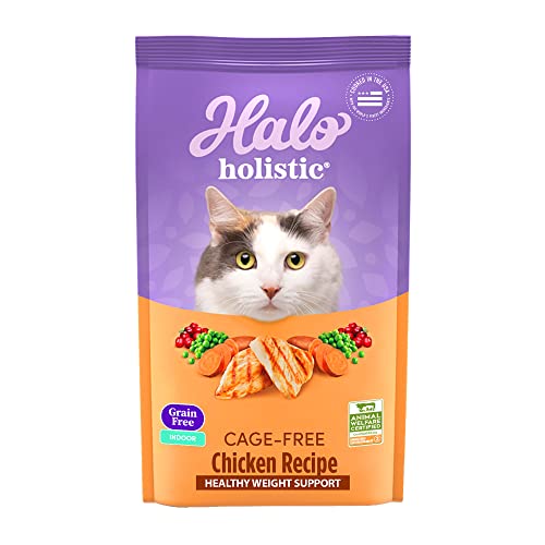 Halo Grain-Free Indoor Cat Food with Chicken 6-lb