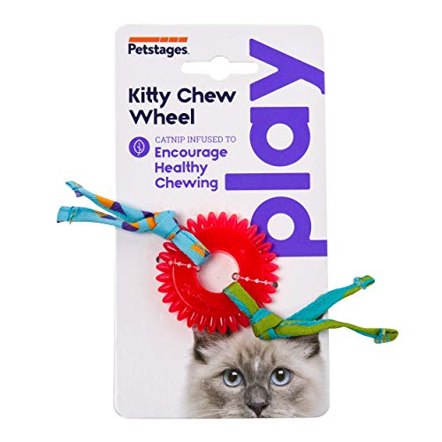 Petstages Catnip Chew Wheel for Dental Health
