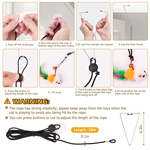 Interactive 3-in-1 Cat Toy Set for Bengals