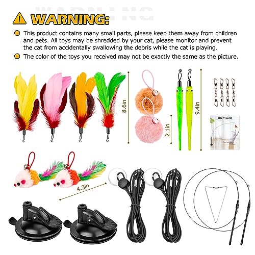 Interactive 3-in-1 Cat Toy Set for Bengals