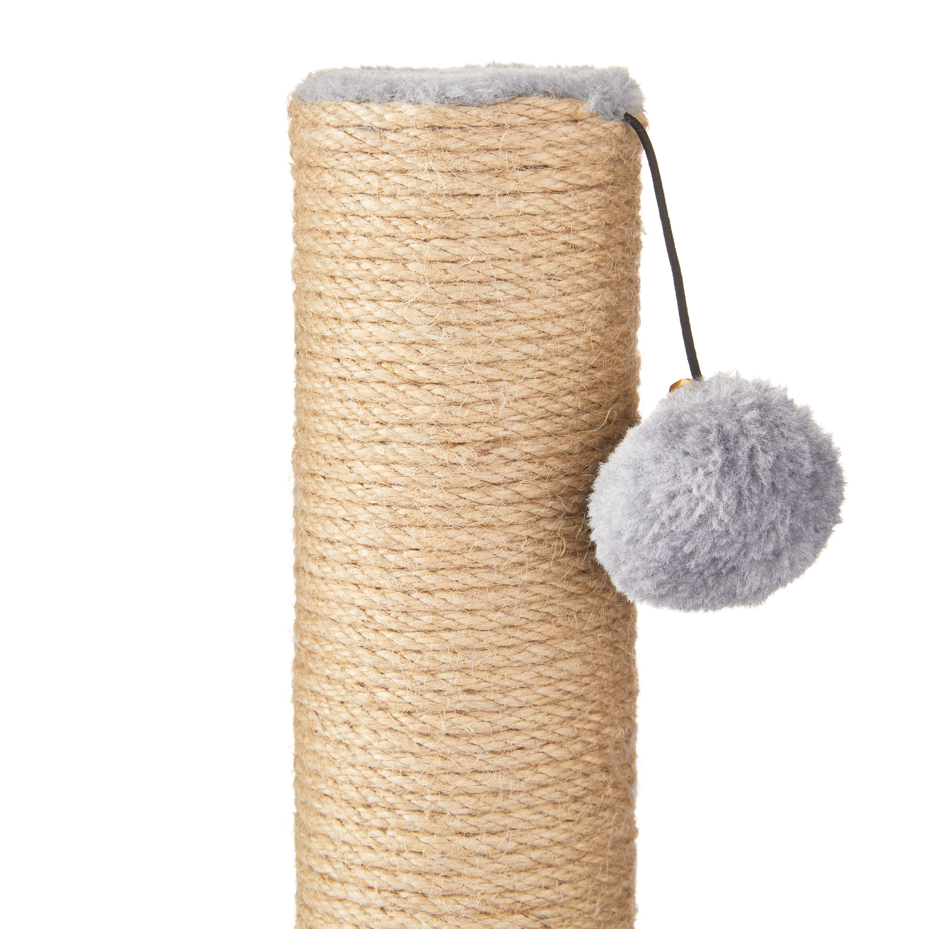 Vibrant Life Jute Scratching Post with Rubber Massager