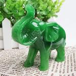 Jade Green Feng Shui Lucky Elephant Figurine