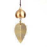 Gold Leaf Feng Shui Luck Bell Wind Chime