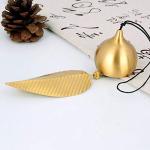 Gold Leaf Feng Shui Luck Bell Wind Chime