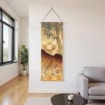 Japanese Tapestry Wall Art - Lucky Symbols Decor