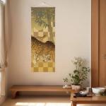 Japanese Tapestry Wall Art - Lucky Symbols Decor