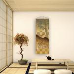 Japanese Tapestry Wall Art - Lucky Symbols Decor