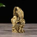 Resin Money Fish Statue for Feng Shui Wealth