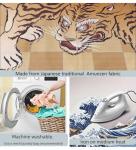 Japanese Tapestry Wall Art - Lucky Symbols Decor