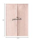 Japanese Noren Door Curtain for Feng Shui (Pink Smile)