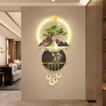 Large Metal Wall Art with LED Light