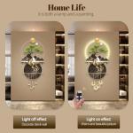 Large Metal Wall Art with LED Light