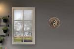 Vintage Yin-Yang Metal Wall Art Sign