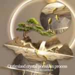 Large Metal Wall Art with LED Light