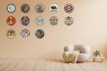 Vintage Yin-Yang Metal Wall Art Sign