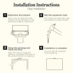 Large Metal Wall Art with LED Light