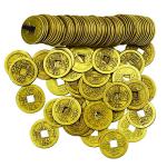100 Chinese Fortune Coins for Feng Shui Luck