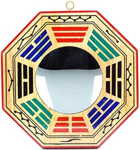 Chinese Bagua Mirror - 4 Inch Convex Design