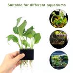3 Holes Aquatic Plant Cup Holder - Black 2 Pcs