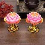 Lotus Flower Shaped Candle Set for Feng Shui