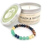Money Candle with Sage & Bergamot for Abundance