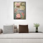 Vintage Koi Fish Canvas Art for Feng Shui