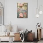 Vintage Koi Fish Canvas Art for Feng Shui