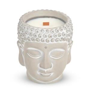 Meditation Buddha Candle with Smoky Oud Scent