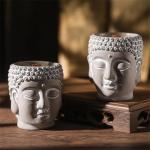 Meditation Buddha Candle with Smoky Oud Scent