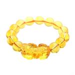 Citrine Wealth Bracelet with Pi Yao Charm